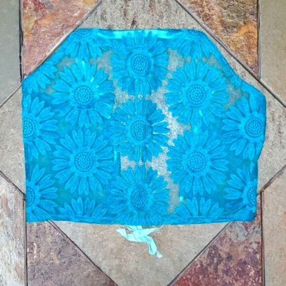 Handmade Etsy Lace Halter multiway top NEW SMALL - Picture 1 of 3